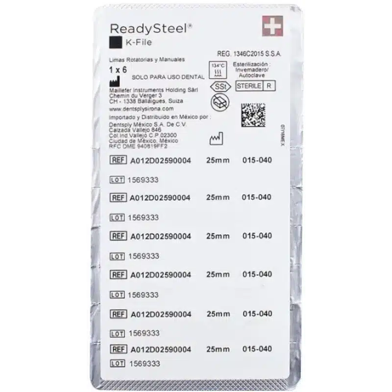 Lima manual K-File Readysteel Maillefer - Imagen 3