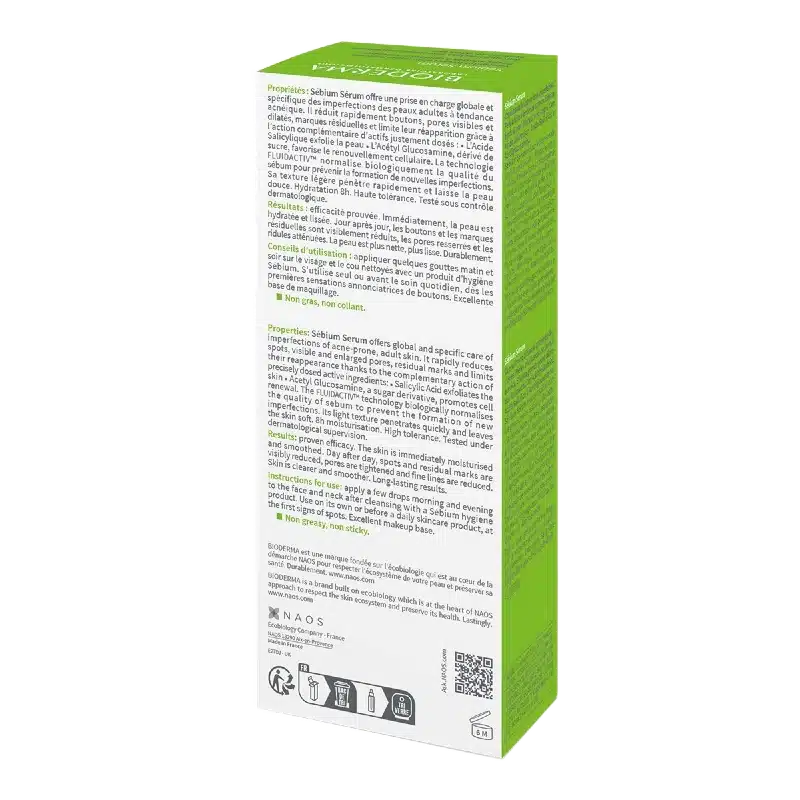 Serrum Facial antiarrugas Sebium Serum de Bioderma - Imagen 3